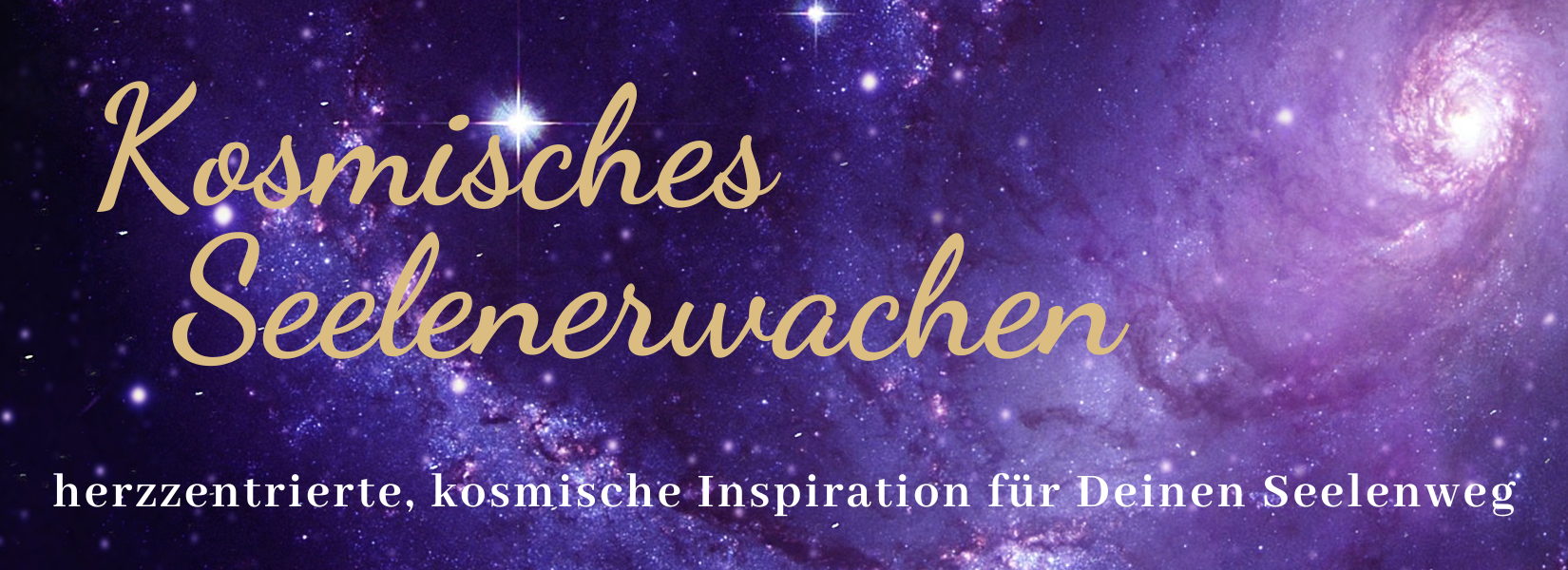 Kosmisches Seelenerwachen HP Startseite Header 2025 CANVA